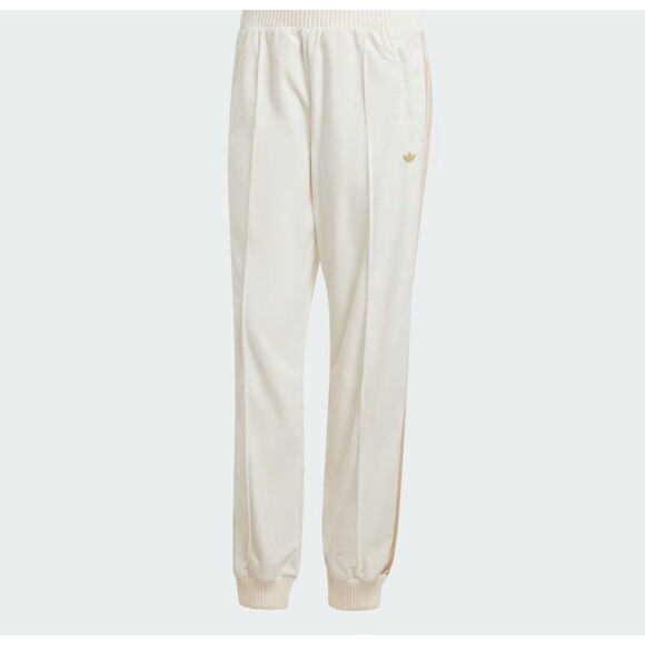adidas Originals  Track  Pants Wonder White Sz L WMN Velvet Jogger new - Picture 11 of 15